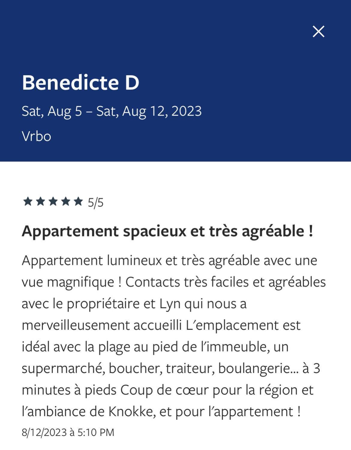 Knokke Sea, Appartement Vue Mer Екстериор снимка